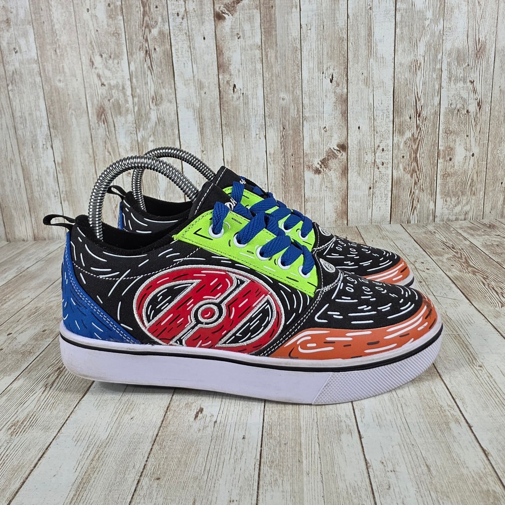 Heelys Skate Shoes Sneakers Roller Wheels Colorful Youth Size 6‎